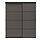 MEHAMN/SKYTTA - sliding door combination, black/double sided dark grey, 177x205 cm | IKEA Indonesia - PE887007_S1