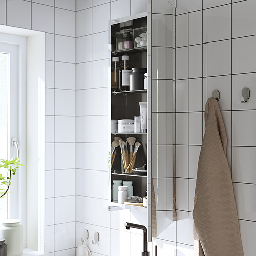 LETTAN kabinet cermin dengan pintu