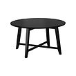 KRAGSTA - Coffee table, black, 90 cm