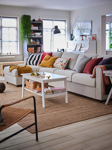 VIMLE sofa 4 dudukan dengan chaise longue