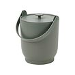 FARMARKVAST - Tempat sampah+tutup u limbah orgnik, abu-abu-hijau, 4 l