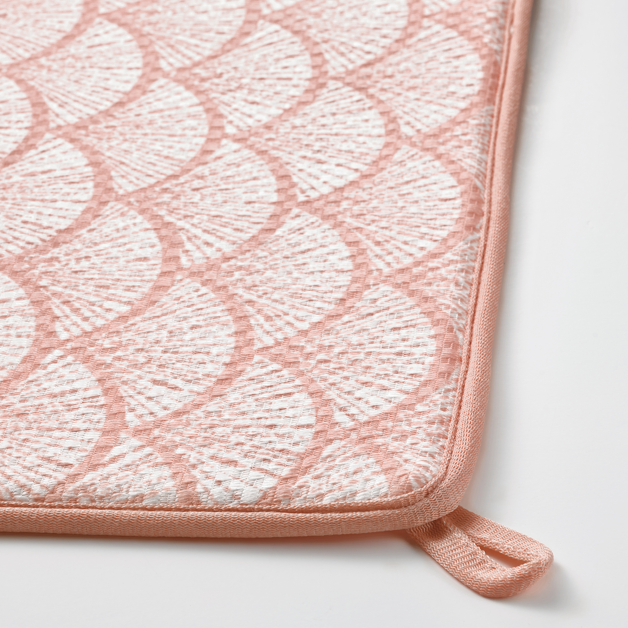 NYSKÖLJD NYSKÖLJD, dish drying mat, pink/patterned, 44x36 cm IKEA
