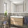 ODENSVIK/GODMORGON - Perabot kamar mandi, set isi 4, efek kayu oak diwarnai putih/Keran Dalskär, 103 cm | IKEA Indonesia - PE748922_S1
