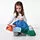 BRUMMIG - cushion, snail shaped/multicolour, 90x36 cm | IKEA Indonesia - PE848359_S1