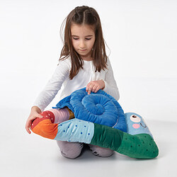BRUMMIG - Cushion, snail shaped/multicolour, 90x36 cm
