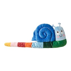 BRUMMIG - Bantal kursi, berbentuk siput/aneka warna, 90x36 cm