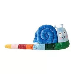 BRUMMIG - Bantal kursi, berbentuk siput/aneka warna, 90x36 cm