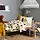 BRUMMIG - duvet cover and pillowcase, bear pattern yellow/brown, 150x200/50x80 cm | IKEA Indonesia - PE848377_S1