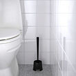 BOLMEN - Toilet brush/holder, black
