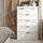 SONGESAND - chest of 6 drawers, white, 82x126 cm | IKEA Indonesia - PE953380_S1