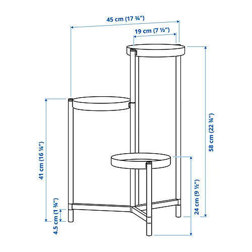 OLIVBLAD Measurement Illustration