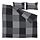 BRUNKRISSLA duvet cover and 2 pillowcases