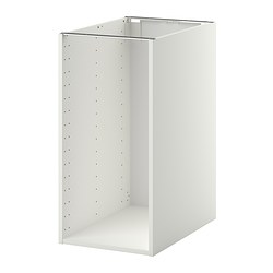 METOD - Base cabinet frame, white, 40x60x80 cm