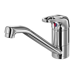 SUNDSVIK - Keran mixer dapur tuas single, dilapisi krom