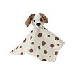 DRÖMSLOTT - Selimut nyaman dg boneka, berbentuk anak anjing putih/cokelat, 30x30 cm