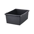 UPPSNOFSAD - Kotak penyimpanan, hitam, 35x25x14 cm/9 l