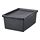 UPPSNOFSAD storage box with lid