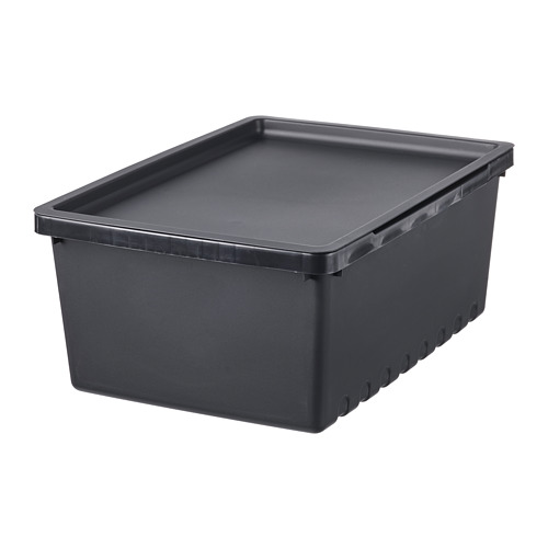 UPPSNOFSAD storage box with lid