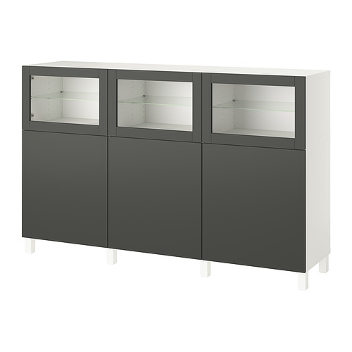 BESTÅ storage combination with doors