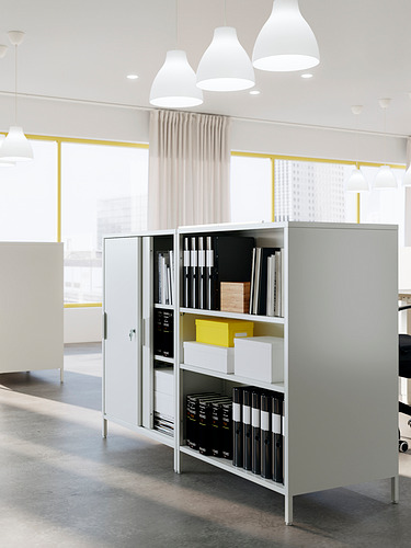 TROTTEN kabinet dengan pintu geser