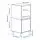 EKET kombinasi kabinet dengan kaki