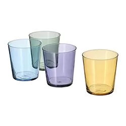 PAPPERSBJÖRK - Glass, mixed colours, 30 cl