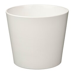 SOJABÖNA - Plant pot, white, 12 cm
