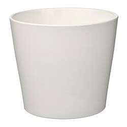 SOJABÖNA - Plant pot, white, 15 cm
