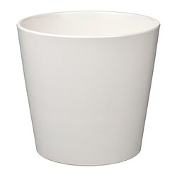 SOJABÖNA - Plant pot, white, 19 cm