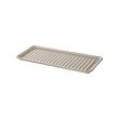 VÄLVÅRDAD - Dish drainer, beige/galvanised, 15x35 cm