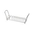 VÄLVÅRDAD - Dish drying rack, stainless steel, 12x32 cm