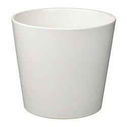 SOJABÖNA - Plant pot, white, 24 cm