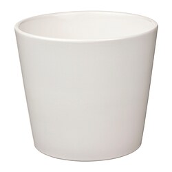 SOJABÖNA - Plant pot, white, 9 cm