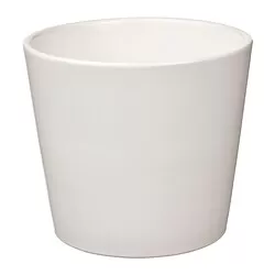 SOJABÖNA - Pot tanaman, putih, 9 cm