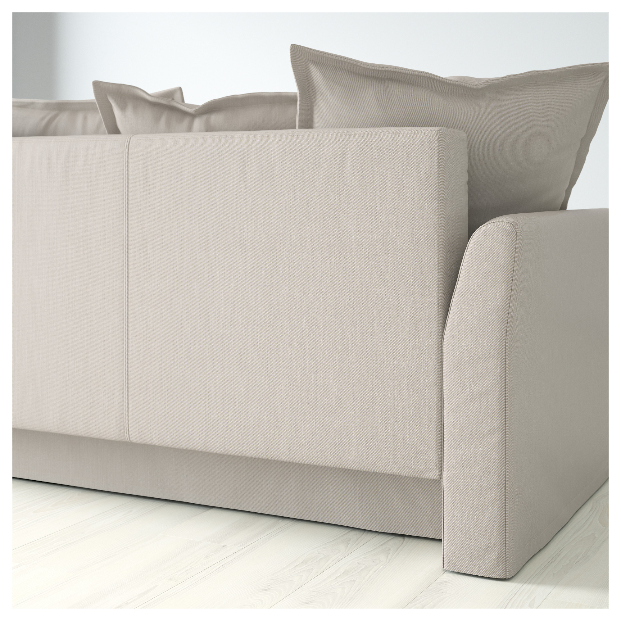 HOLMSUND corner sofabed, Nordvalla beige IKEA Indonesia