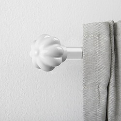 PALPMOSSMAL - Finials, 1 pair, white