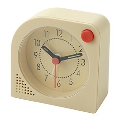 TJINGA - Jam beker, kuning pucat, 8x8 cm