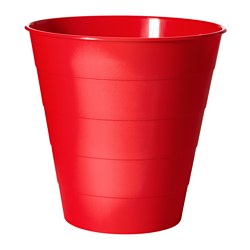 FNISS - Tempat sampah, merah, 10 l