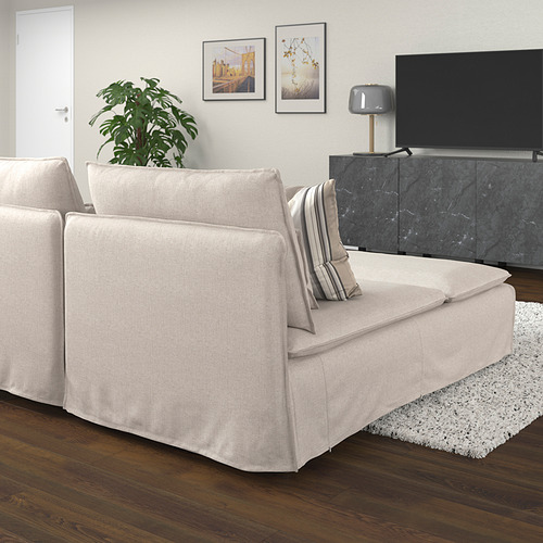 SÖDERHAMN sofa 4 dudukan dengan chaise longue