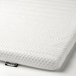 NISSEHOLM - Mattress pad, white, 120x200 cm