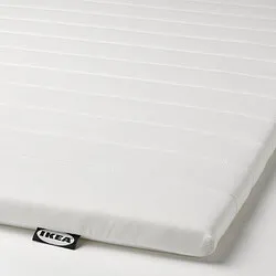 NÄSFJÄLLET - Mattress pad, white, 160x200 cm