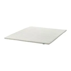 NÄSFJÄLLET - Mattress pad, white, 160x200 cm
