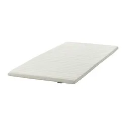 NISSEHOLM - Mattress pad, white, 90x200 cm
