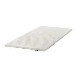 NÄSFJÄLLET - Mattress pad, white, 80x200 cm