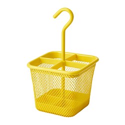 UPPDATERA - Tempat alat makan, kuning, 12x12 cm