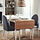 DANDERYD - meja dengan daun meja lipat, veneer kayu oak/putih, 74/134x80 cm | IKEA Indonesia - PE953567_S1