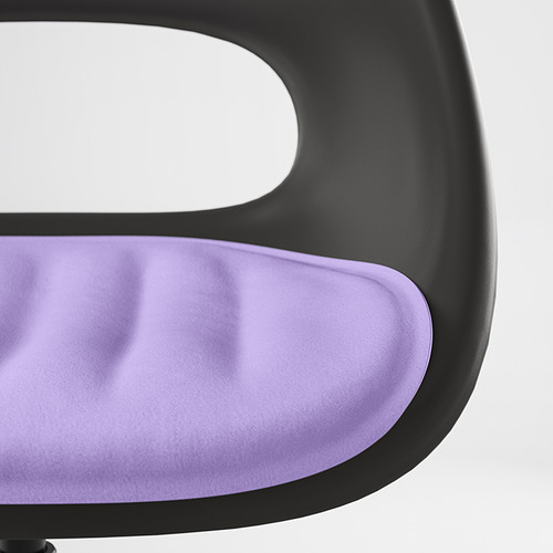 MALSKÄR/ELDBERGET swivel chair + pad