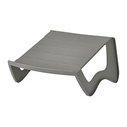 MURVEL - Tempat sepatu, abu-abu, 27x14x25 cm
