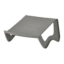 MURVEL - Tempat sepatu, abu-abu, 27x14x25 cm