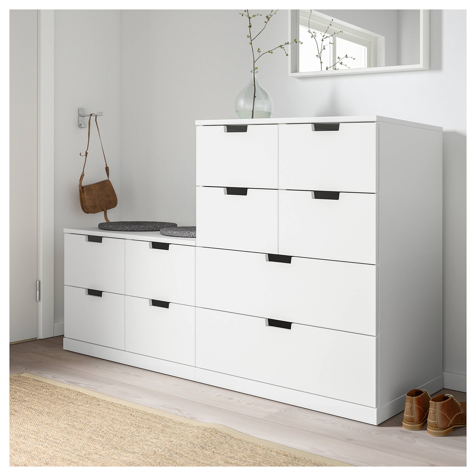 NORDLI Lemari 10 Laci, Putih | IKEA Indonesia